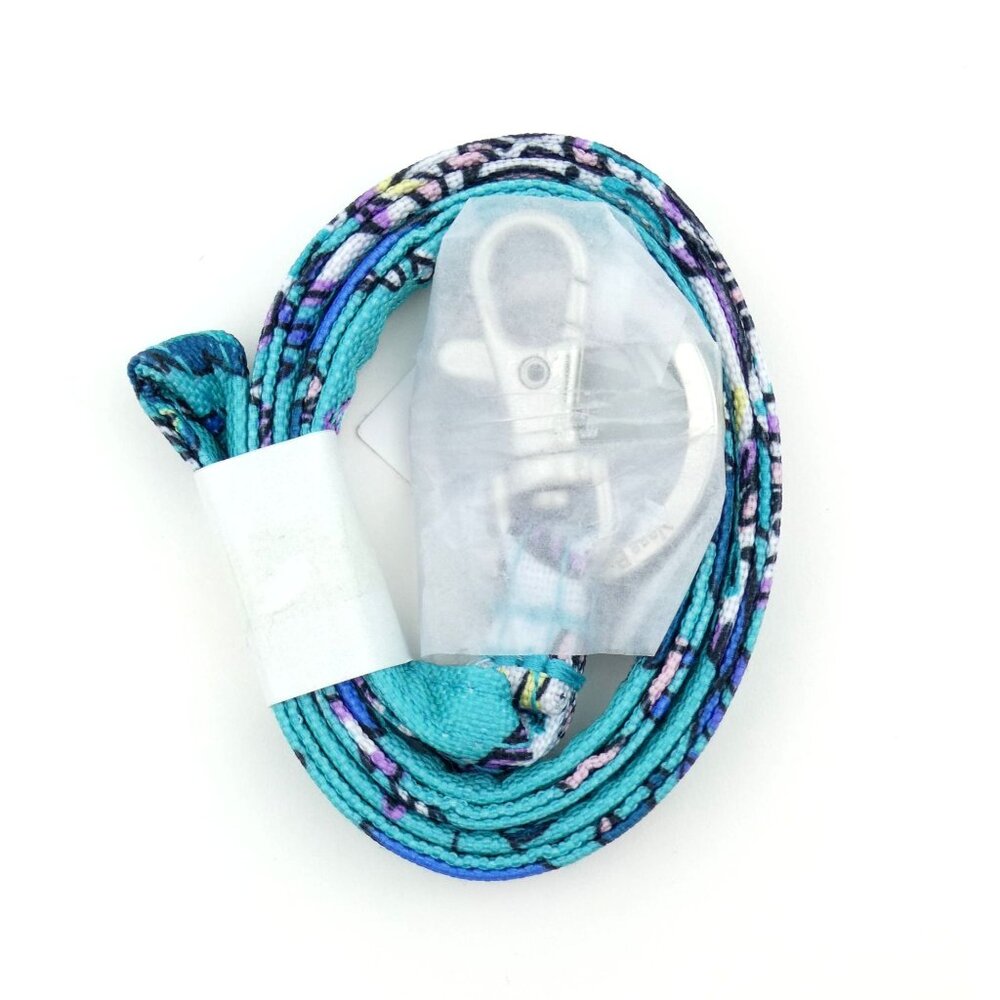 Vera‎ Bradley Peacock Garden Lighten Up Lanyard NWT